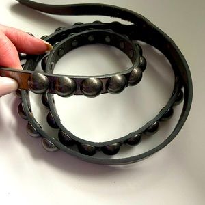 Banana Republic Metal Beaded Leather Belt